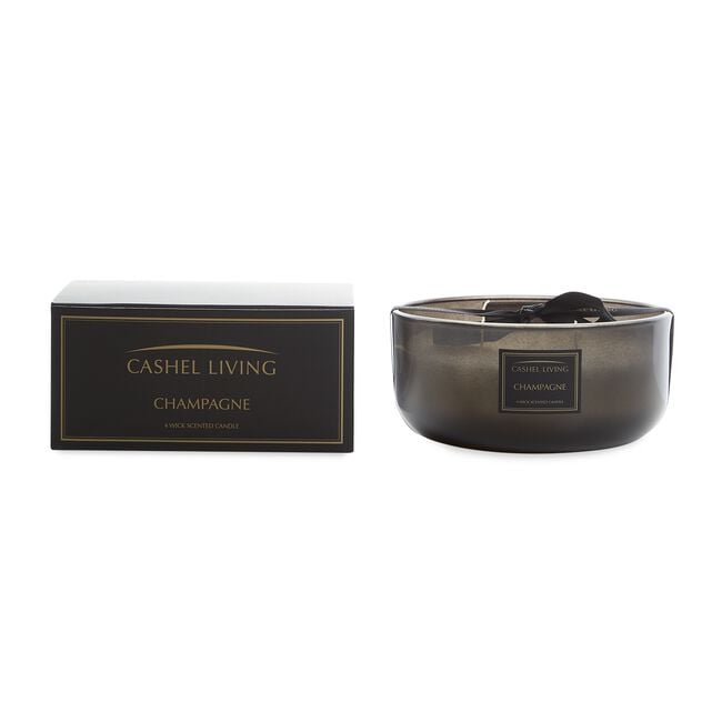 Cashel Living Champagne 4 Wick Candle