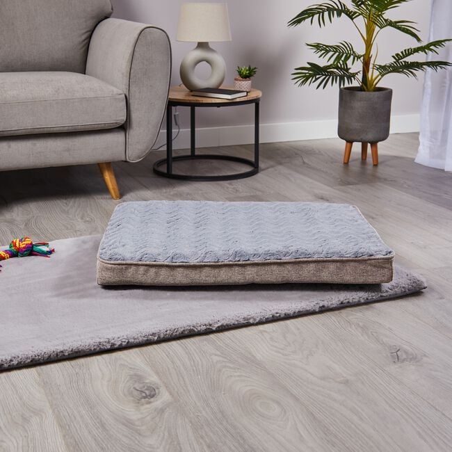 Soft Chevron Pet Bed