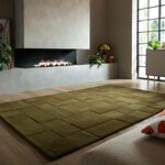CHECKERBOARD GREEN 120x170cm Rug