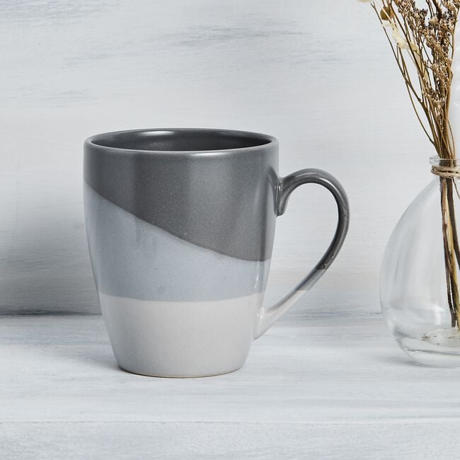 Abney & Croft Three Tone Grey Cereal Bowl