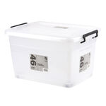 46L Rolling Clear Storage Box 