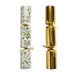 Hardy & Wells 8 Gold Mistletoe Premium Crackers