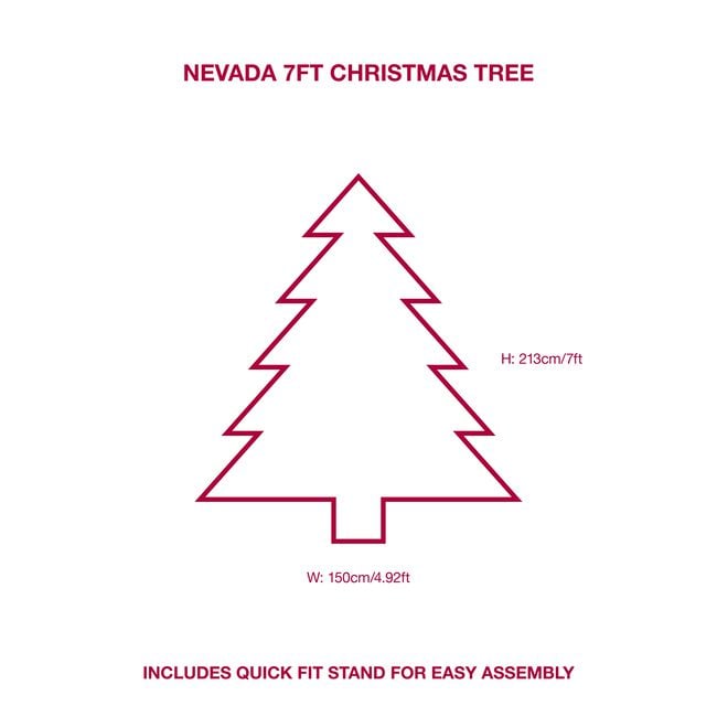 Nevada 7ft Christmas Tree