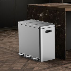 60L Triple Recycling Bin