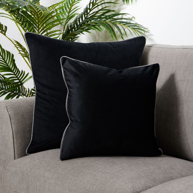 Naomi Cushion 58x58cm - Black