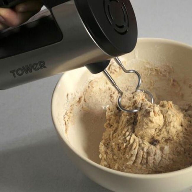 Tower Stainless Steel Hand Mixer 300W