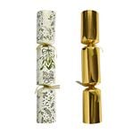 Hardy & Wells 8 Gold Mistletoe Premium Crackers