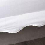 DOUBLE DUVET COVER Appletree Scallop Edge White
