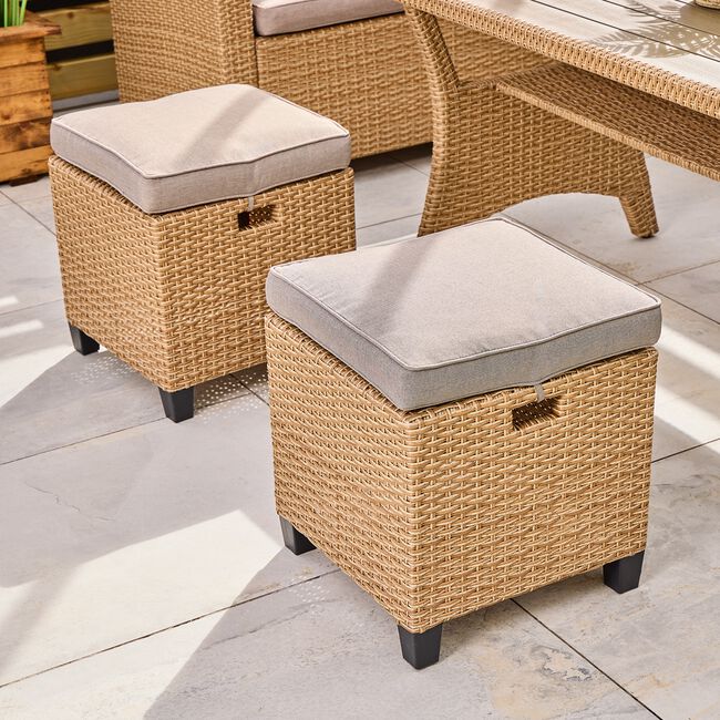 Genoa Rattan Corner Sofa Set