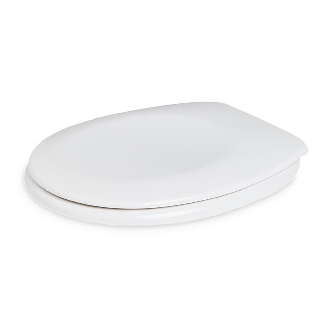 Plain White Slow Close Toilet Seat