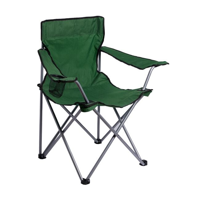 FOLDING ARMCHAIR With Cupholder - Green