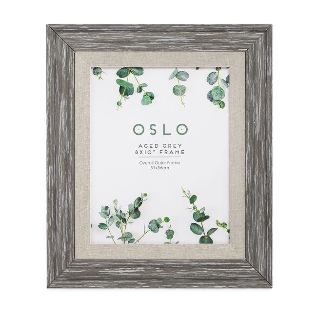 8x10 OSLO AGED GREY Frame 