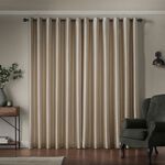 ELEGANZA FAUX SILK IVORY 66x54 Curtain