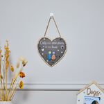 Cats Wooden Plaque Heart