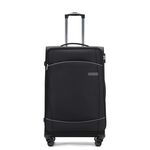 Large Lightweight Softcase Luggage- Midnight Black