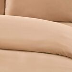 KING SIZE DUVET COVER Brushed Cotton Twill Sand 