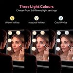 CARMEN HOLLYWOOD 9 BULB BLACK Vanity Mirror