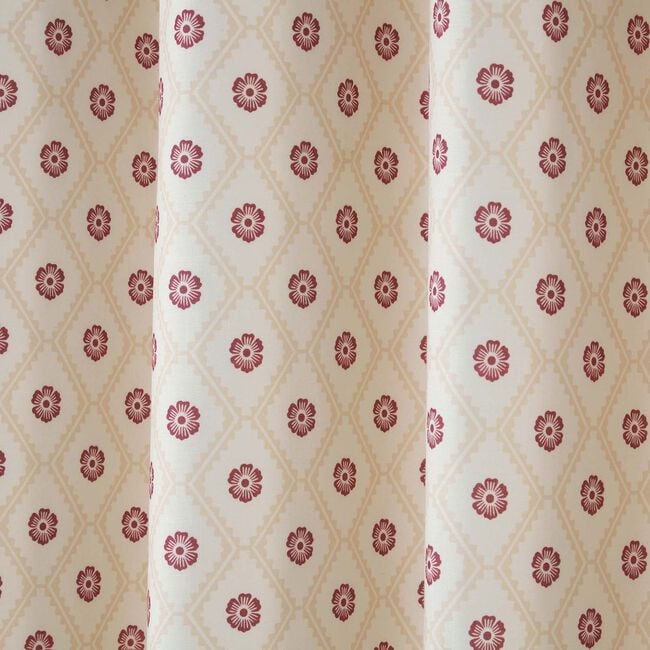 ALESSIA RED 66x54 Curtain
