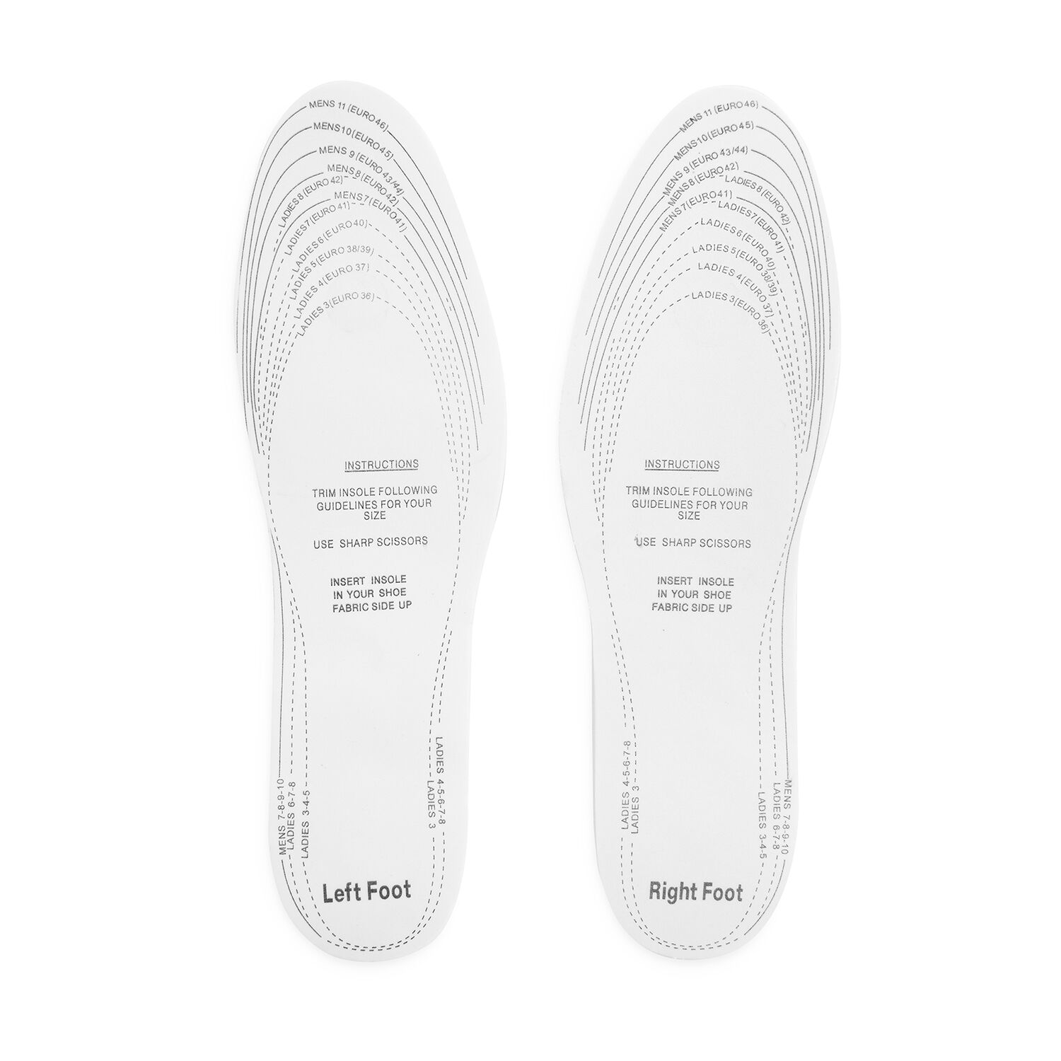 Mens memory shop foam insoles