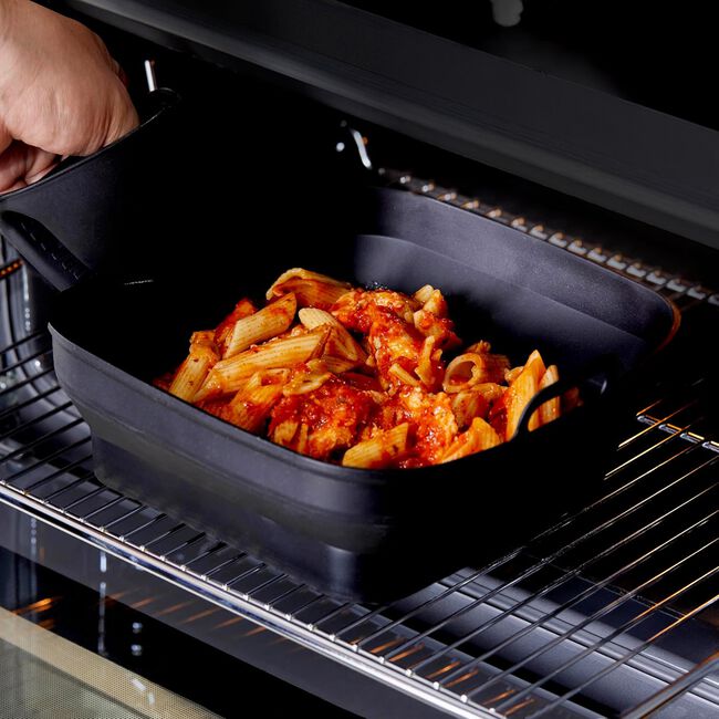 Tower Black Square Foldable Air Fryer Trays - 2pk