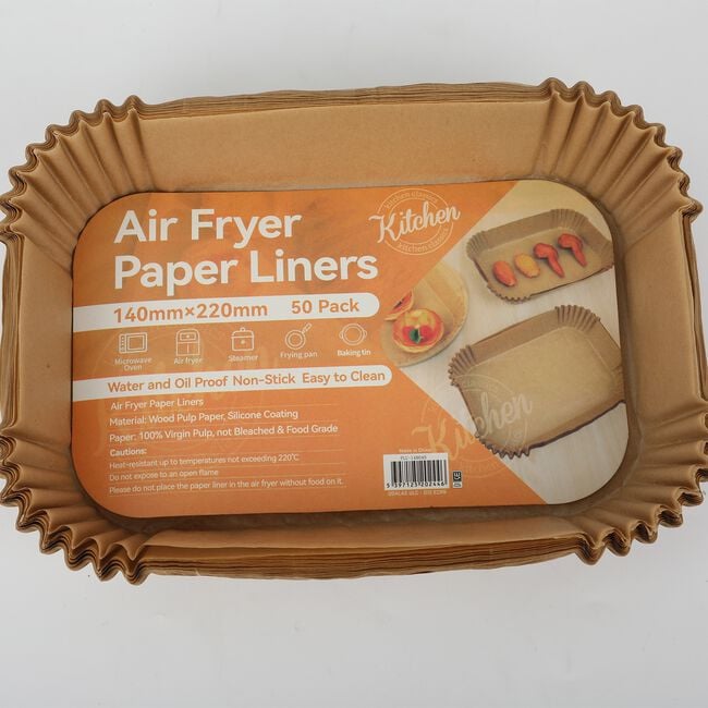 Kitchen Classic 50 Rectangular Air Fryer Liners