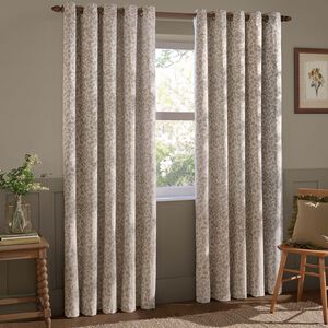 WYLDER GRACE LEAF 168X137 NATURAL Curtain