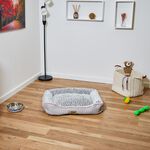 Quilted Soft Fleece Pet Bed Large