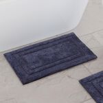 COTTON BORDER BLUE GRANITE 50x80 Bath Mat