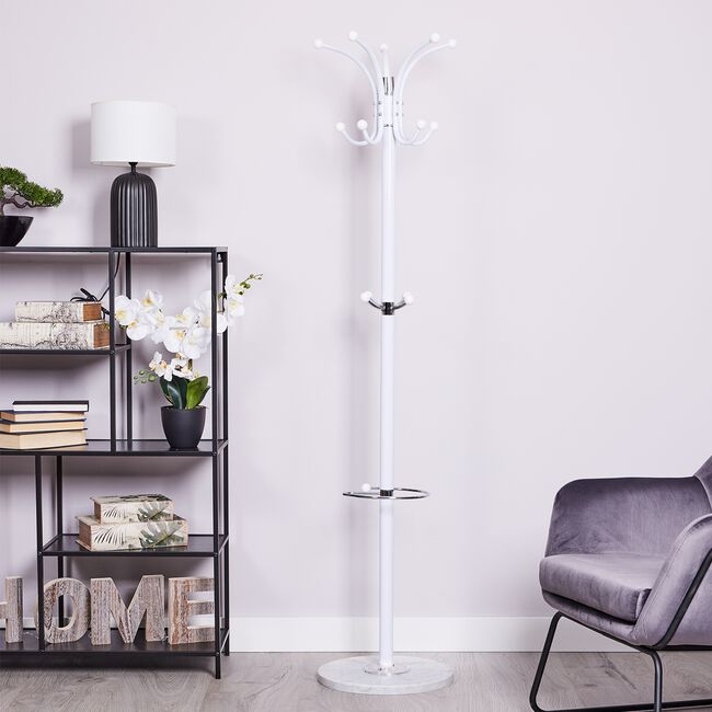 Holmes Coat Rack - White