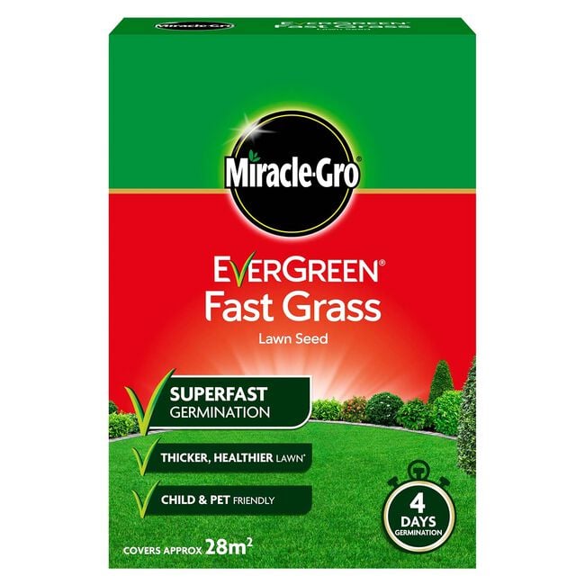 840g Miracle-Gro EverGreen Fast Grass Lawn Seed
