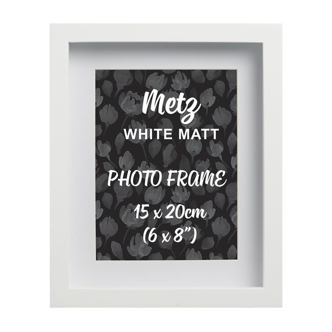 5x7 METZ WHITE Matt Frame