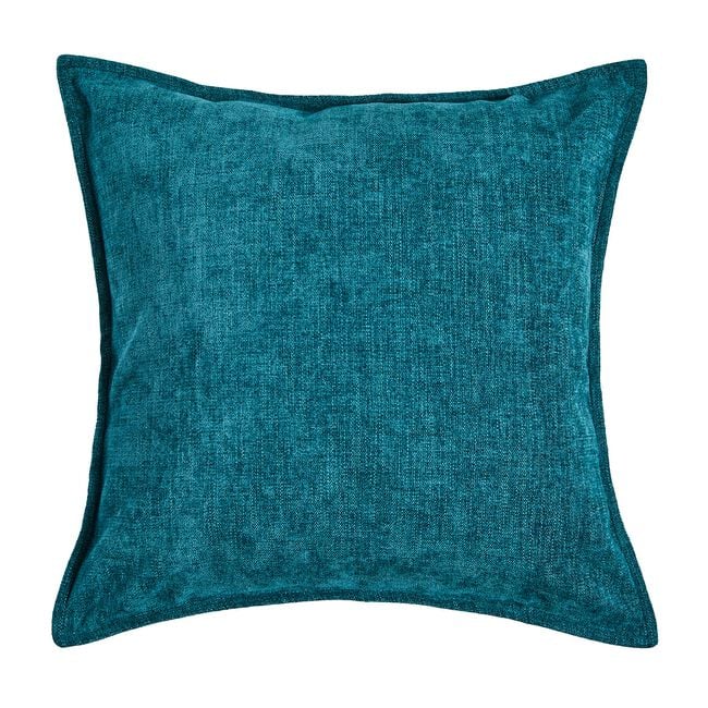 REVERSIBLE CHENILLE TEAL 2PK 45X45 Cushion Covers