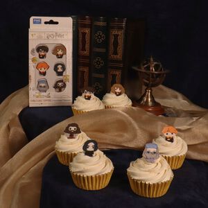Harry Potter Characters 6 Edible Cupcake Toppers