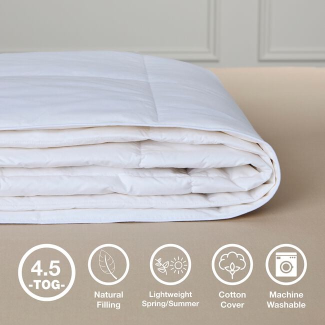 RADIANT COMFORT DUCK SINGLE Lightweight Duvet