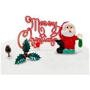 Nostalgic Magical Santa Cake Decorating Kit