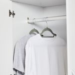 Skinny Velvet Hangers 10 Pack Grey