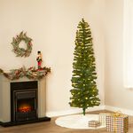 7ft Pre Lit Slim Christmas Tree