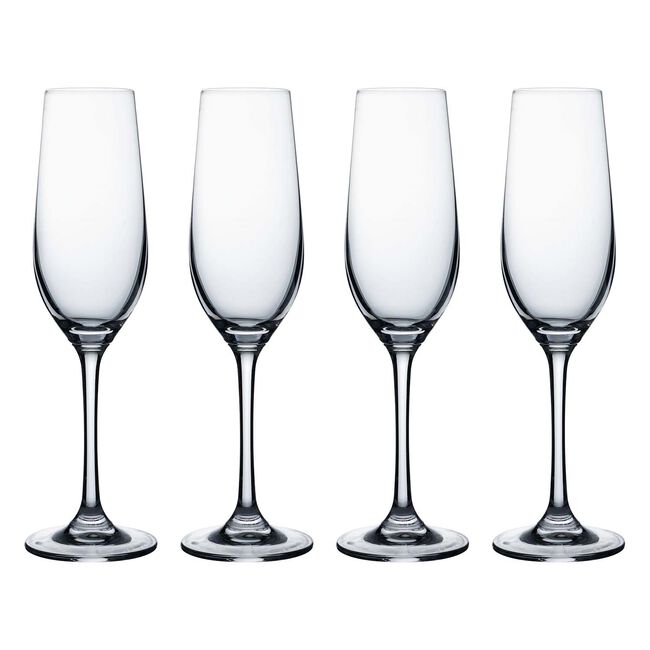 Selected Kings 200ml 4Pk Flute Glasses
