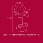 BELMONT Barstool Grey