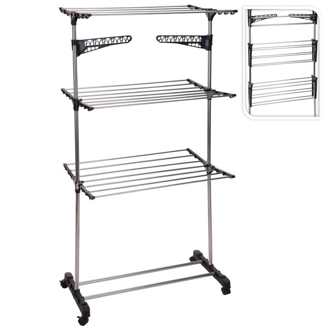 Storage Solutions 3 Tier Clothes Airer - 16m