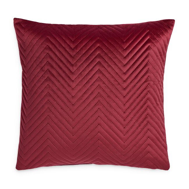 TRIANGLE STITCH MARSALA 45X45 Cushion