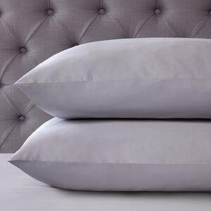 HOUSEWIFE P/CASE PAIR 350 Threadcount Cotton Silver