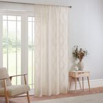 HEIDI EMBROIDERED ECO NATURAL 140X182cm Voile 