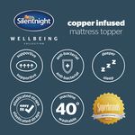 SILENTNIGHT WELLBEING COPPER Mattress Topper DB