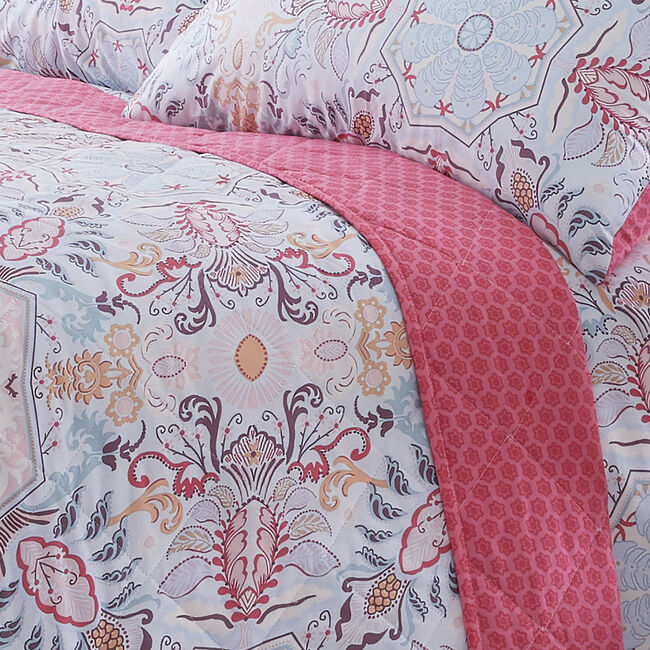 Nicole Day Alannah Bedspread 200cm x 220cm - Pink