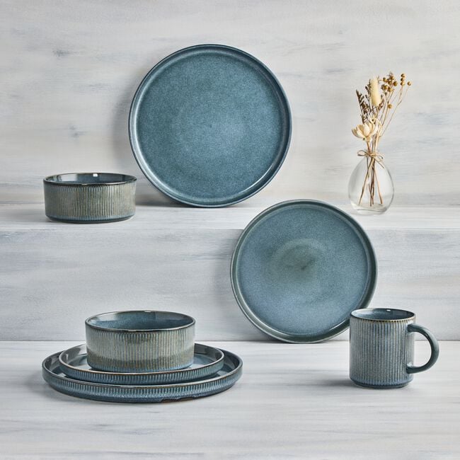 Atelier Ruby Hart Zola Blue Dinner Plate