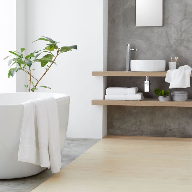 EGYPTIAN COTTON WHITE Bath Sheet