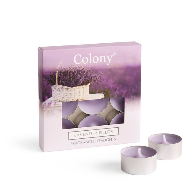 Colony 9 Scented Tea Lights - Lavender Fields