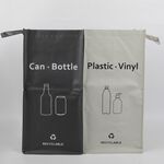 Set Of 2 Soft Recycling Sorting Bins