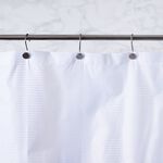 12 PACK FLAT HEAD NICKEL Shower Hooks 